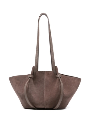 Yuzefi Mochi knot-handle shoulder bag - Brown