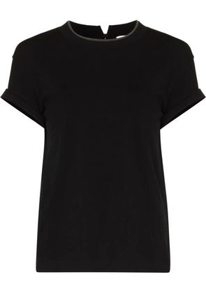 Brunello Cucinelli round-neck short-sleeve T-shirt - Black