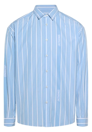 Jacquemus La Chemise Simon jacquard shirt - Blue