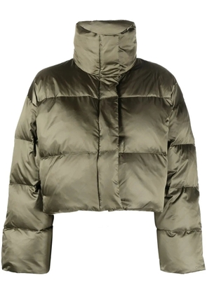 Calvin Klein cropped puffer jacket - Green
