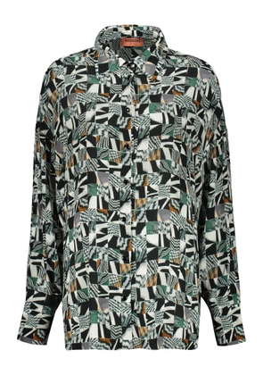 Missoni abstract-pattern shirt - Green