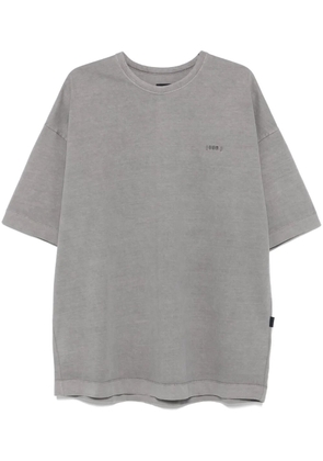 Juun.J logo-embroidered T-shirt - Grey