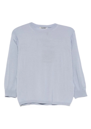 'S Max Mara round-neck wool top - Blue