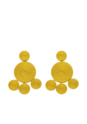 Simon Miller Deco circle earrings - Yellow