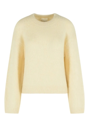 Closed ribbed crew-neck sweater - Neutrals