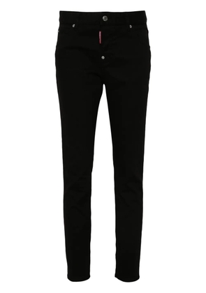DSQUARED2 logo-patch skinny jeans - Black