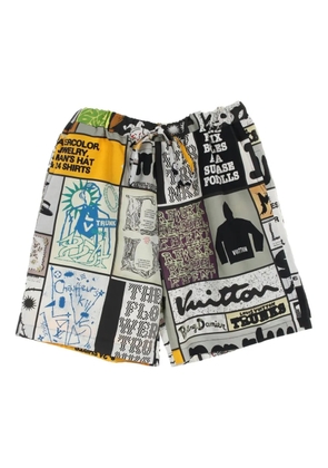 Louis Vuitton Pre-Owned 2020s printed drawstring shorts - White