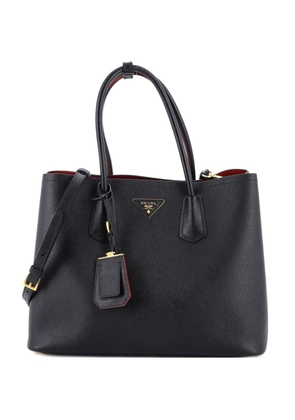 Prada Pre-Owned Cuir Double Saffiano Leather Large tote bag - Black
