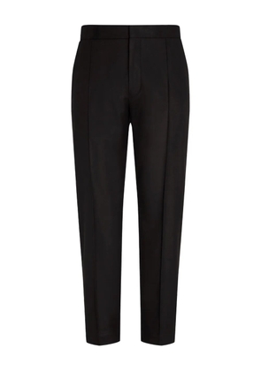 Zegna elasticated-waistband trousers - Blue