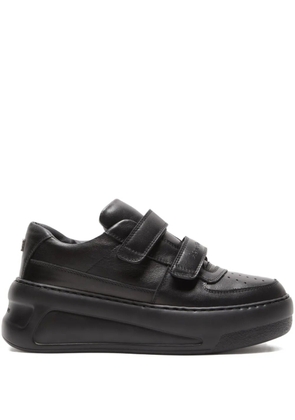 Acne Studios touch-strap platform sneakers - Black