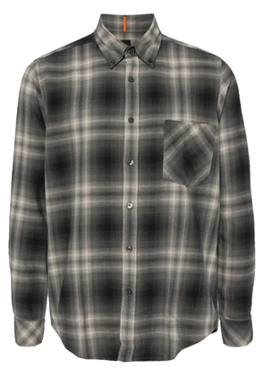 BOSS regular-fit cotton shirt - Grey