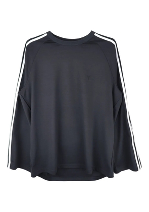 Y-3 three-stripe long-sleeve t-shirt - Black