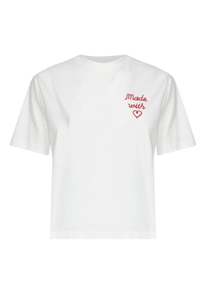 Weekend Max Mara embroidered cotton T-shirt - White
