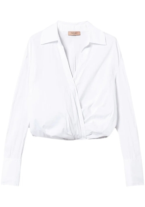 TWINSET poplin blouse - White