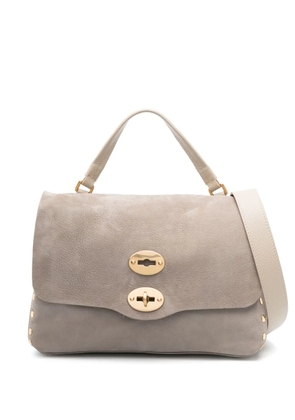 Zanellato small Postina leather tote - Grey