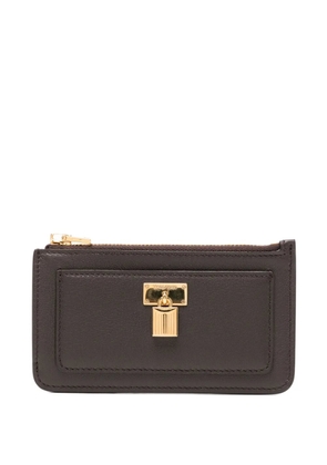 TOM FORD calf leather cardholder - Brown