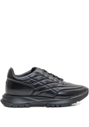 Givenchy quilted-pattern leather sneakers - Black