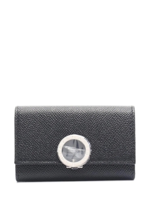 Bvlgari Pre-Owned 2020s logo-clip key case - Black