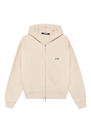 Jacquemus Le hoodie Gros Grain zippé hoodie - Neutrals