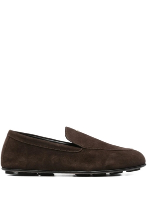 Giuseppe Zanotti suede loafers - Brown