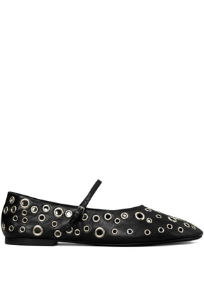 Tory Burch eyelet-embellished ballet flats - Black