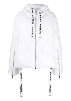 Khrisjoy Khris Iconic quilted hooded jacket - White