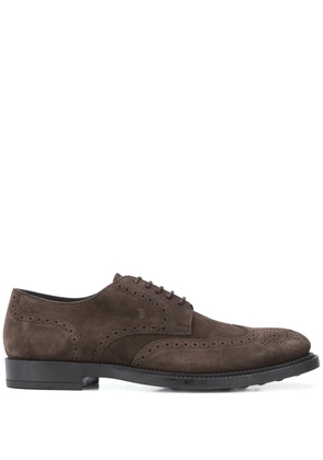 Tod's suede brogues - Brown
