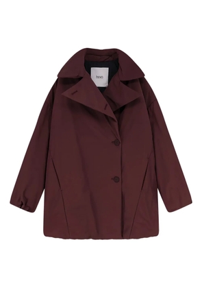 Hevo double-breasted wide lapel jacket - Red