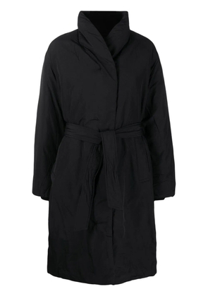 Calvin Klein padded single-breasted coat - Black