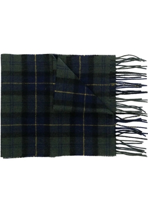 Barbour tartan-check scarf - Green