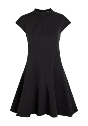 STAUD mock-neck A-line dress - Black