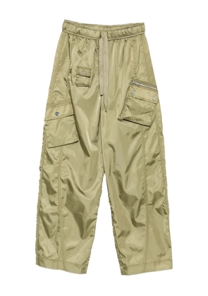 GANNI tapered cargo pants - Green