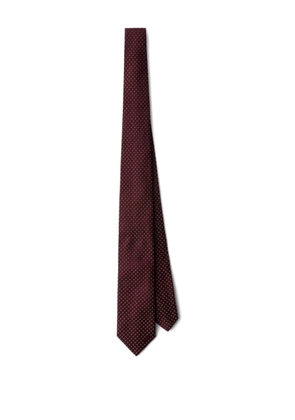 Prada dot-pattern tie - Red