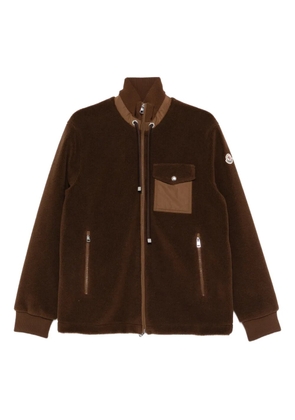 Moncler zip-up cardigan - Brown