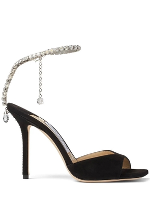 Jimmy Choo Saeda 100mm sandals - Black