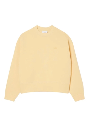 Lacoste logo-patch sweatshirt - Yellow