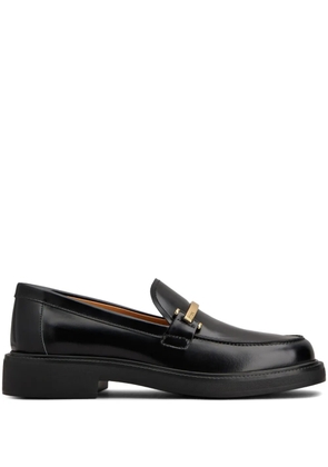 Tod's leather loafers - Black