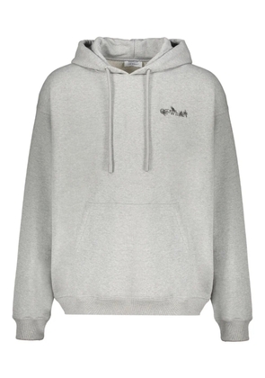 Off-White graphic-print hoodie - Grey