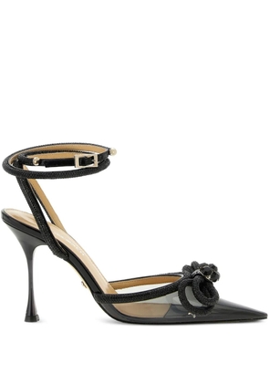 MACH & MACH Double Bow jewel-embellished pumps - Black