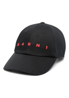 Marni logo-embroidered baseball cap - Black