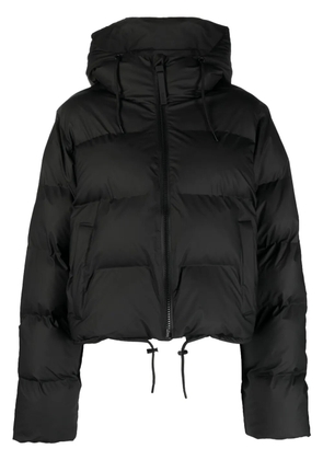 Rains W Alta hooded puffer jacket - Black