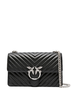 PINKO Love Bird quilted shoulder bag - Black