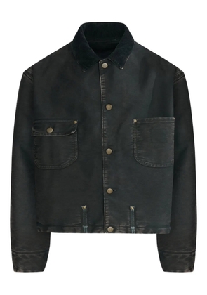 Maison Margiela patch-pockets denim jacket - Black