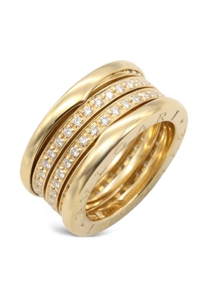 Bvlgari Pre-Owned 10s 18K yellow gold B-zero diamond ring