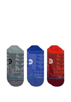 Stance Sloan running socks (pack of three) - Grey