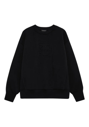 ANINE BING Alto monogram sweatshirt - Black