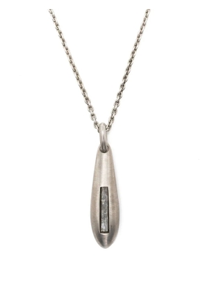 Parts of Four Chrysalis quartz pendant necklace - Silver