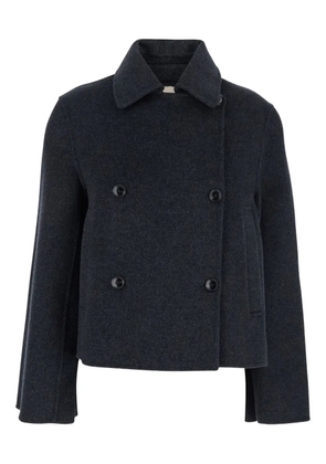 Semicouture double-breasted bell-sleeve jacket - Grey