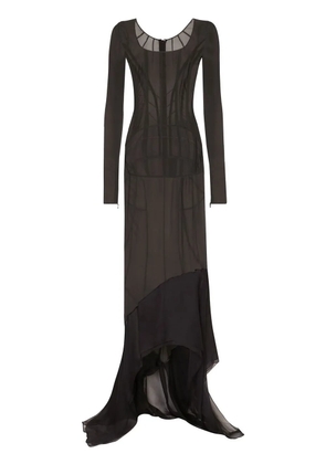 Dolce & Gabbana KIM DOLCE&GABBANA georgette maxi dress - Black