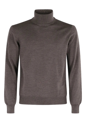 Tagliatore turtleneck wool sweater - Brown